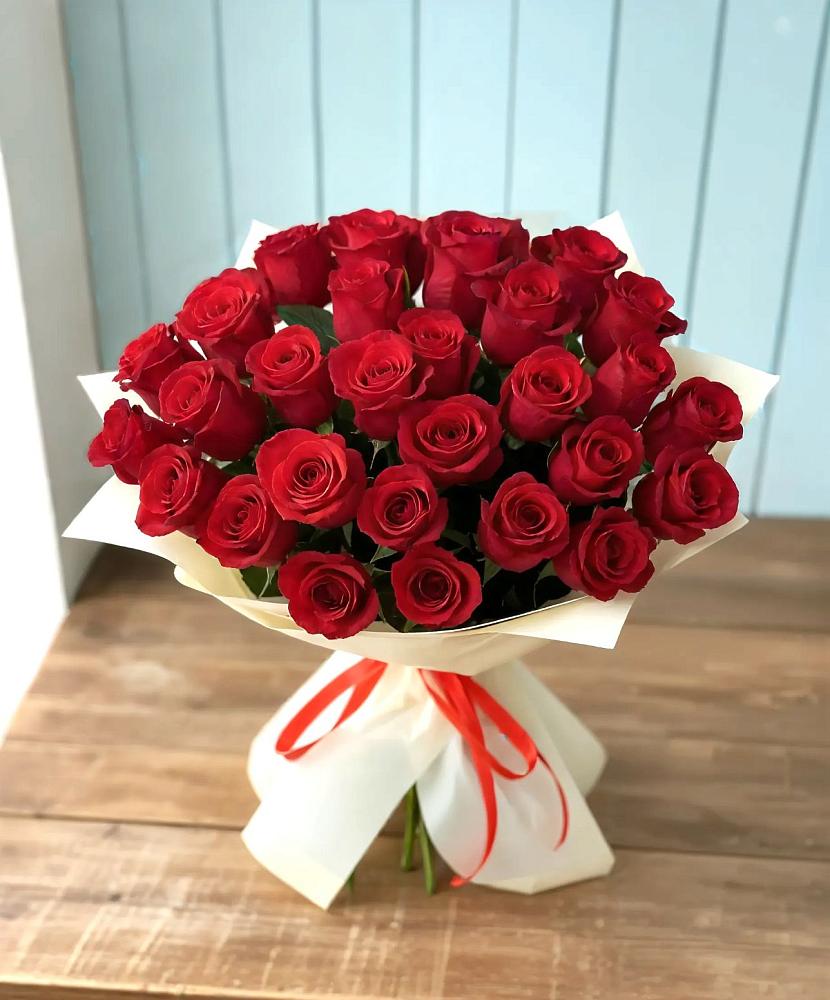 Букет 29 Красных роз в Шкотово