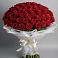 Букет 101 Красная роза Блэк Мэджик в Шкотово