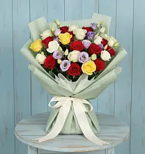 Букет цветов из:  Розы в Шкотово