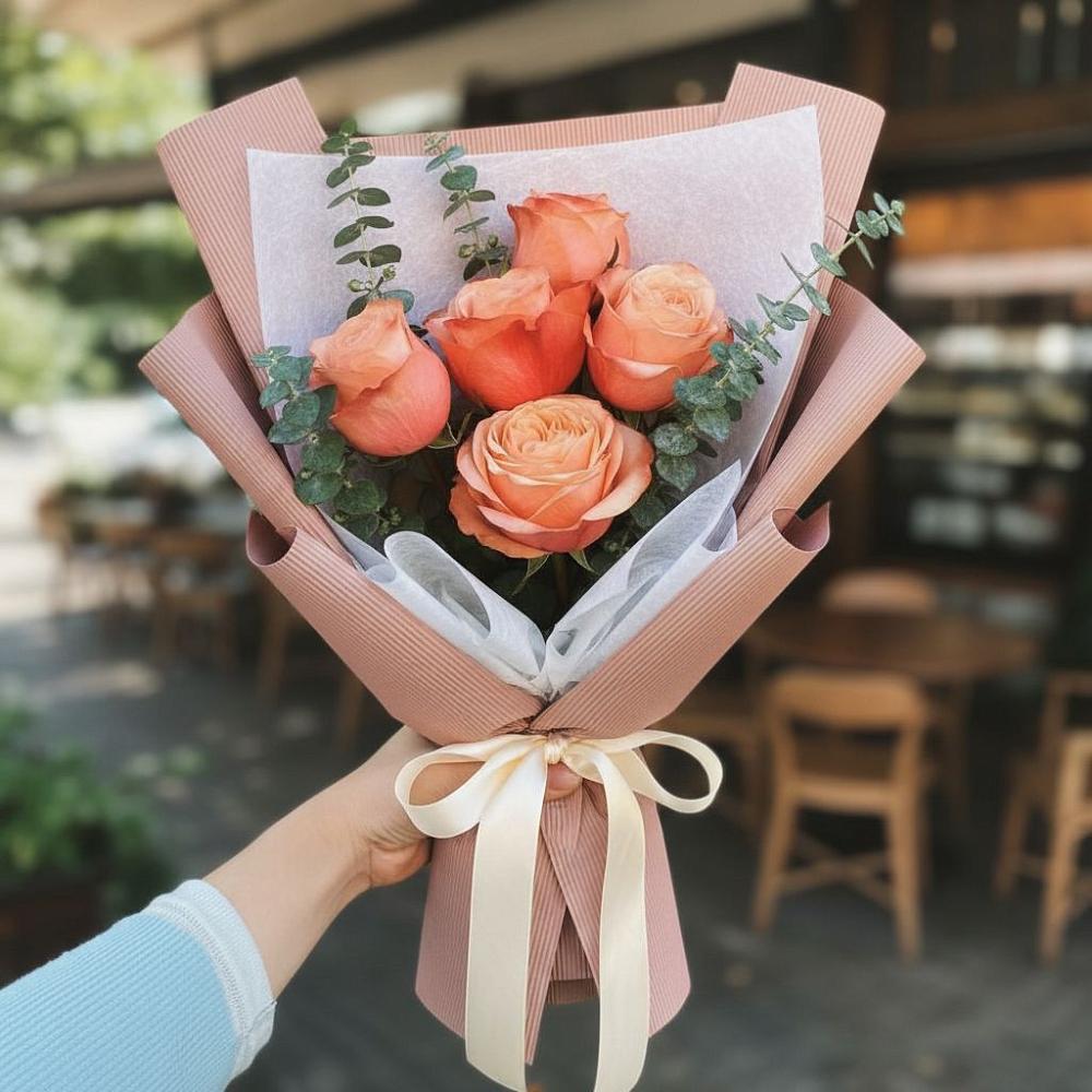 Букет цветов из: Розы в Шкотово