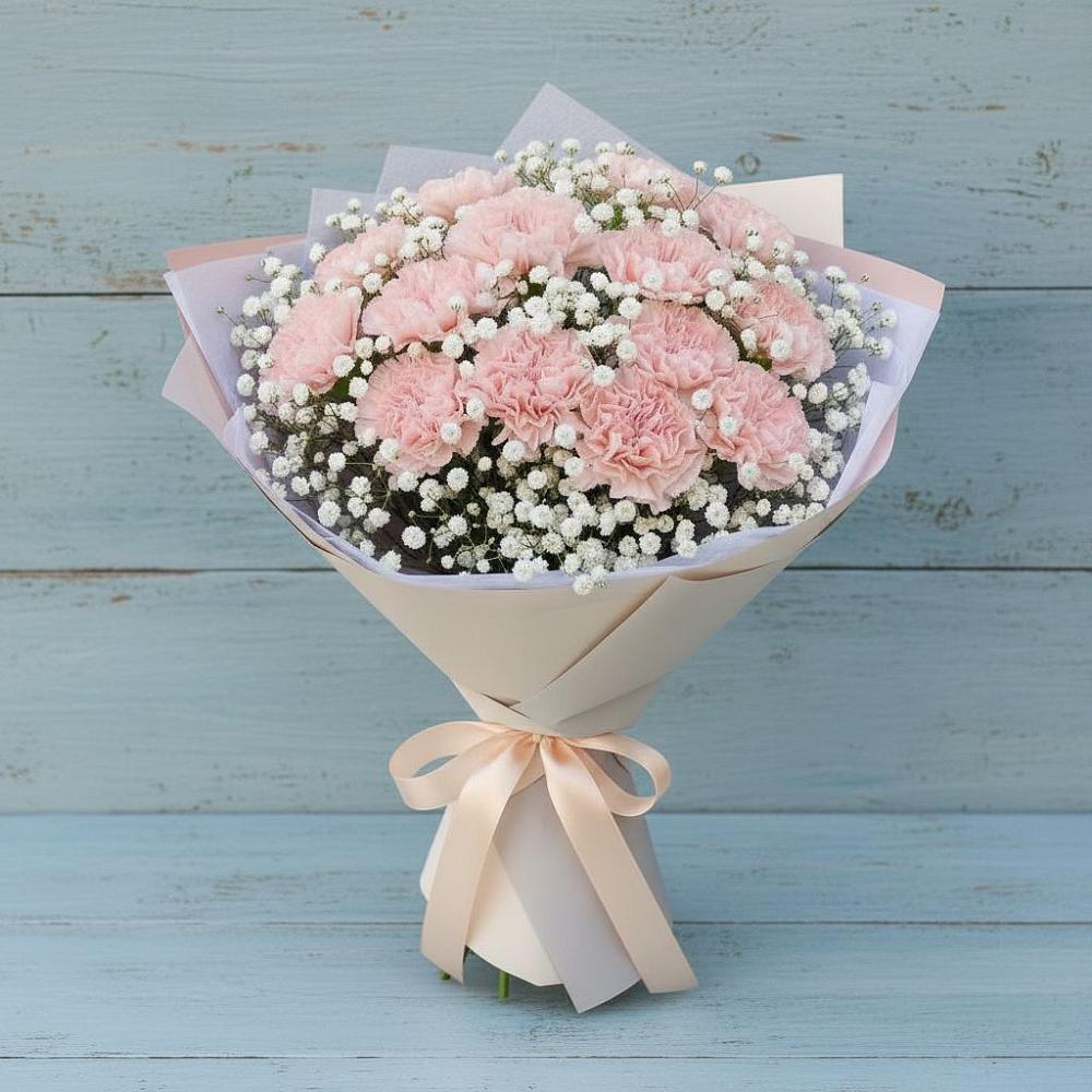 Букет цветов из: Гвоздики в Шкотово