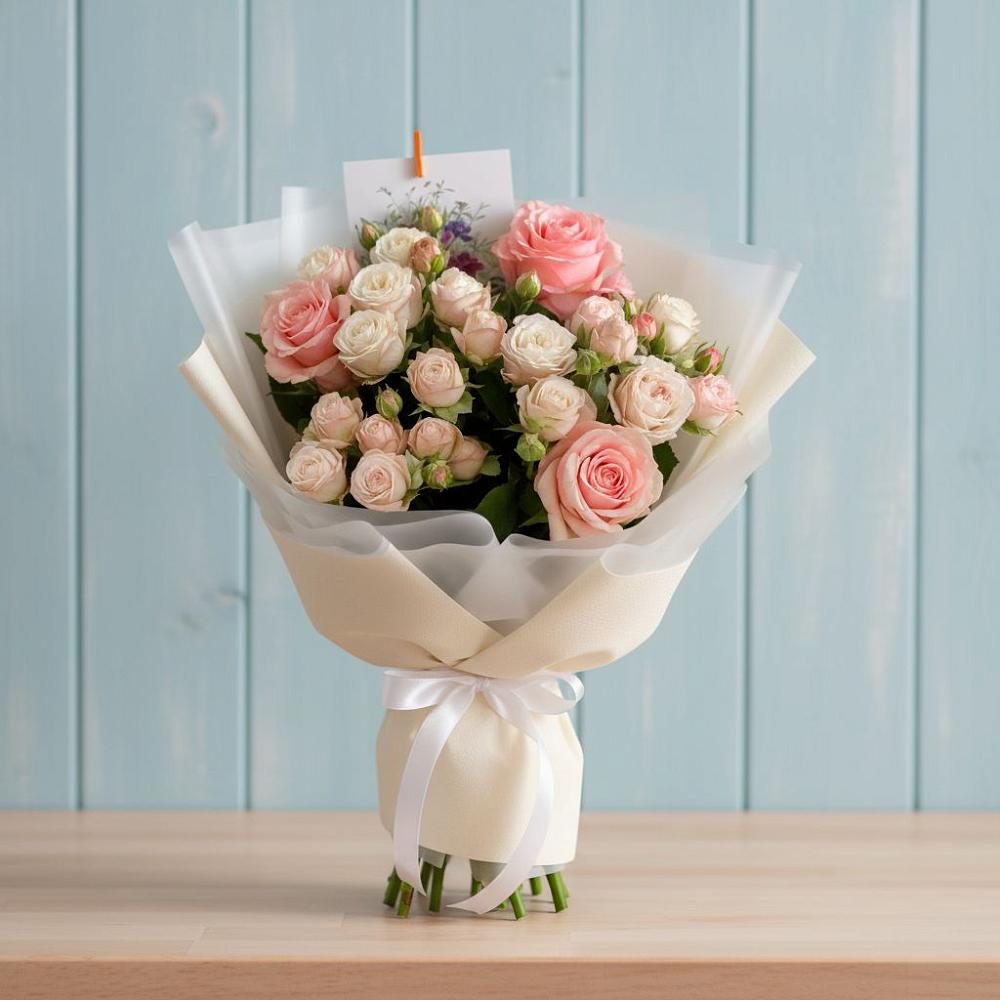 Букет цветов из: Розы в Шкотово