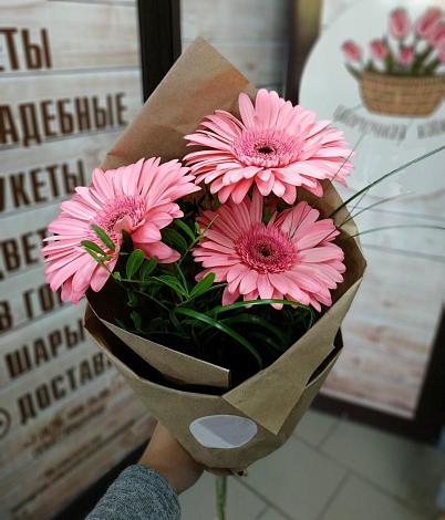 Букет цветов из: Герберы в Шкотово