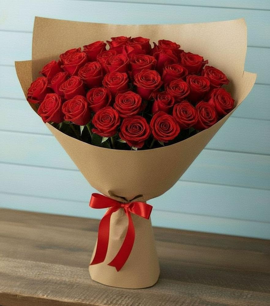 Букет Красные розы Милано в Шкотово