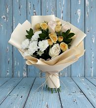 Букет цветов из:  Розы и Хризантемы в Шкотово