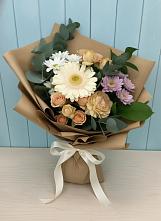 Букет цветов из:  Герберы и Хризантемы в Шкотово