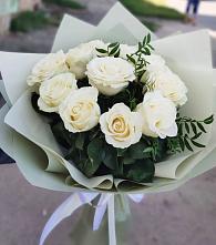 Букет Белые розы Проуд #REPLACE_PRED# Шкотово