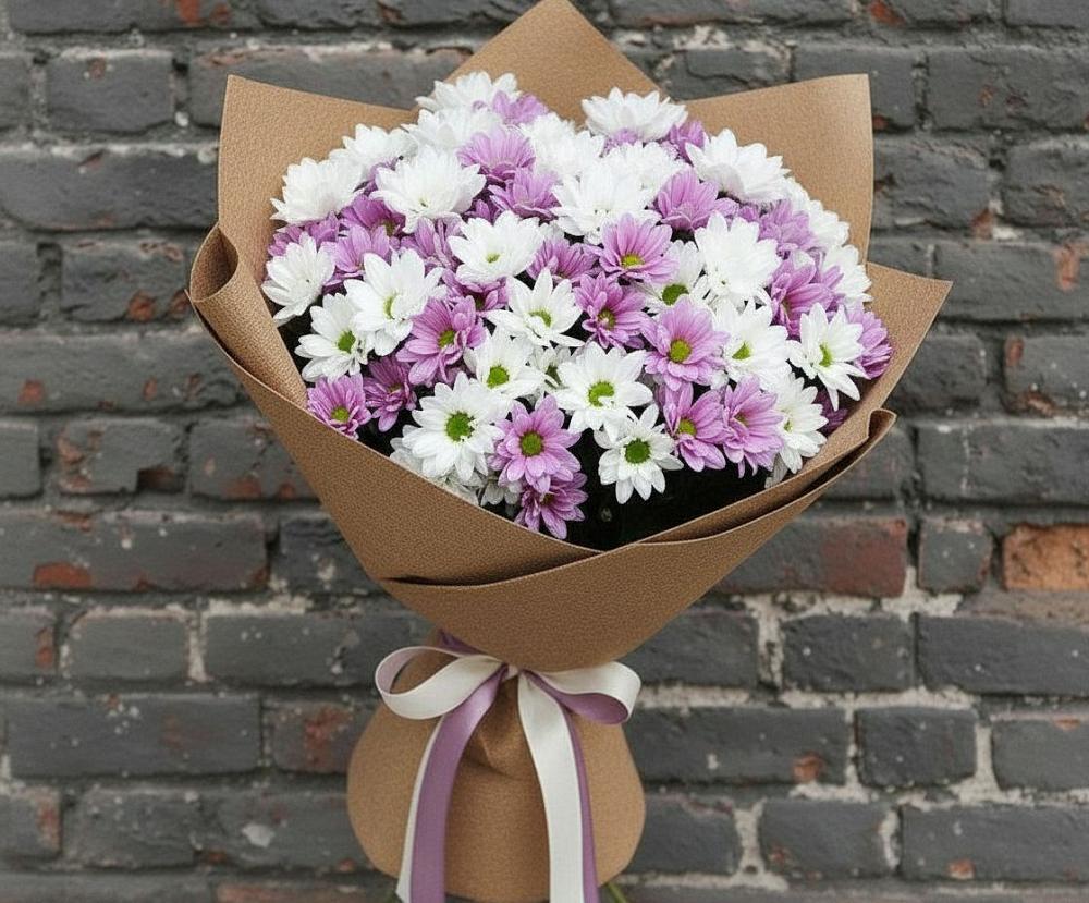 Букет цветов из: Хризантемы в Шкотово