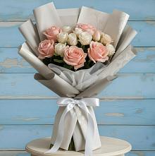 Букет цветов из:  Розы в Шкотово