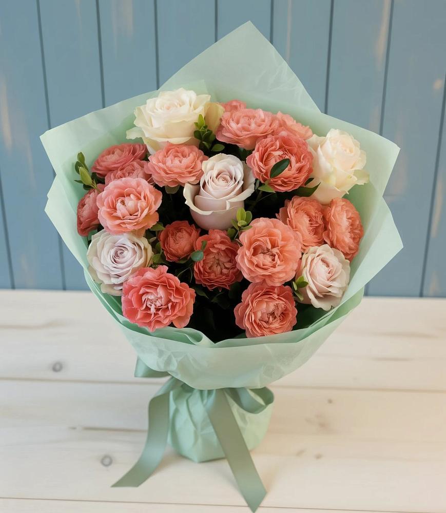 Букет цветов из: Розы в Шкотово