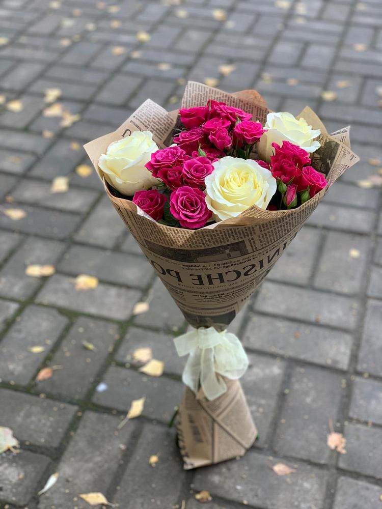 Букет цветов из: Розы в Шкотово