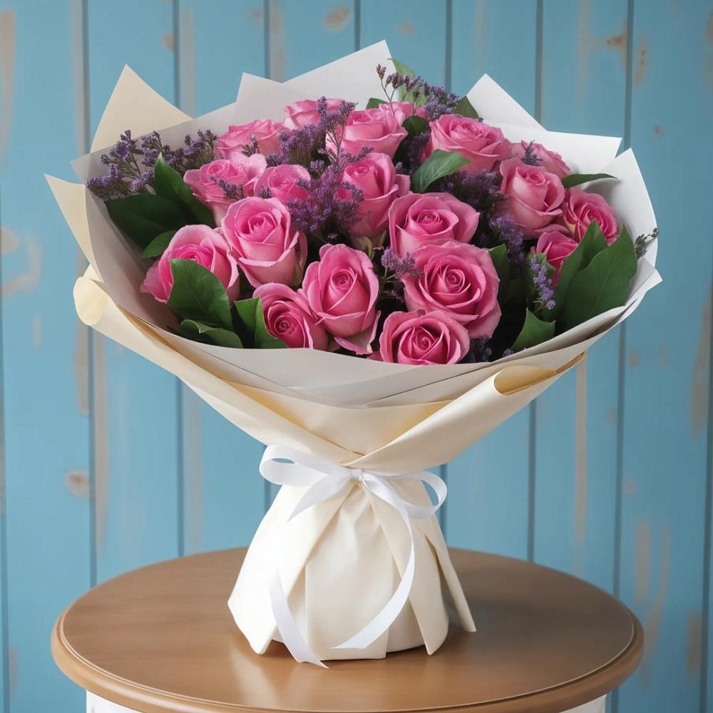 Букет цветов из: Розы в Шкотово